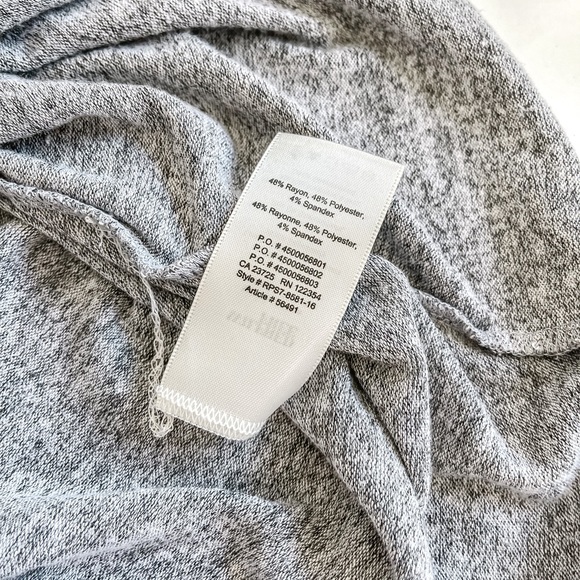 Artizia Wilfred Free Grey Isidora Faux Wrap Dress Size XXS - Picture 7 of 7